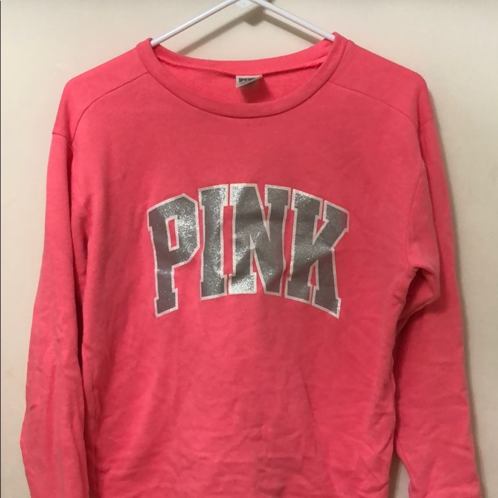 Pink crew neck